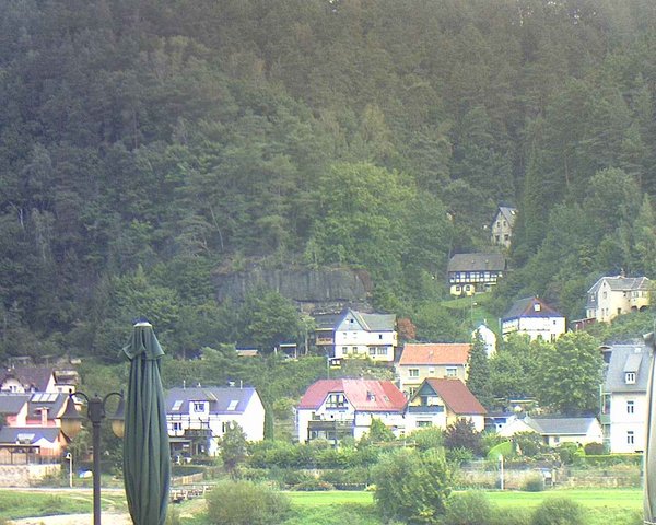 time-lapse frame, Webcam in Bad Schandau, Krippen & Postelwitz webcam