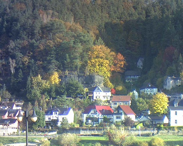 time-lapse frame, Webcam in Bad Schandau, Krippen & Postelwitz webcam