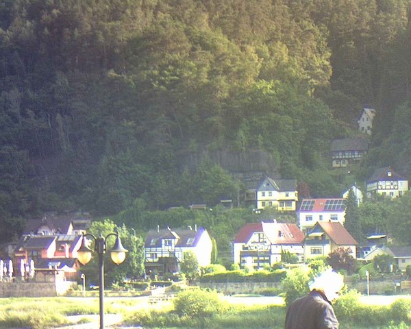 time-lapse frame, Webcam in Bad Schandau, Krippen & Postelwitz webcam