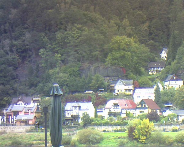 time-lapse frame, Webcam in Bad Schandau, Krippen & Postelwitz webcam