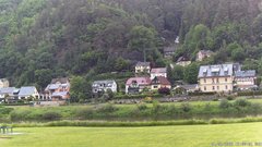 view from Webcam in Bad Schandau, Krippen & Postelwitz on 2025-06-01