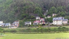 view from Webcam in Bad Schandau, Krippen & Postelwitz on 2025-06-02