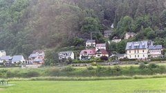view from Webcam in Bad Schandau, Krippen & Postelwitz on 2025-06-06