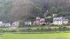 view from Webcam in Bad Schandau, Krippen & Postelwitz on 2025-06-06