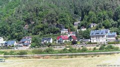 view from Webcam in Bad Schandau, Krippen & Postelwitz on 2025-06-30