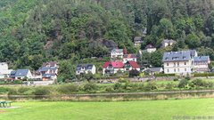 view from Webcam in Bad Schandau, Krippen & Postelwitz on 2025-07-27