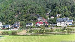 view from Webcam in Bad Schandau, Krippen & Postelwitz on 2025-08-19