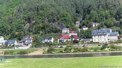 view from Webcam in Bad Schandau, Krippen & Postelwitz on 2025-08-22