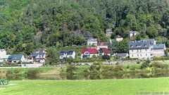 view from Webcam in Bad Schandau, Krippen & Postelwitz on 2025-08-31