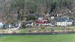 view from Webcam in Bad Schandau, Krippen & Postelwitz on 2026-04-07