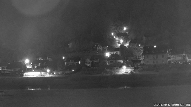 time-lapse frame, Webcam in Bad Schandau, Krippen & Postelwitz webcam