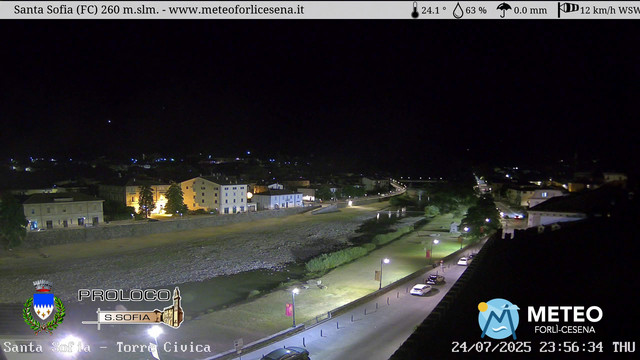 time-lapse frame, Santa Sofia - Torre Civica webcam