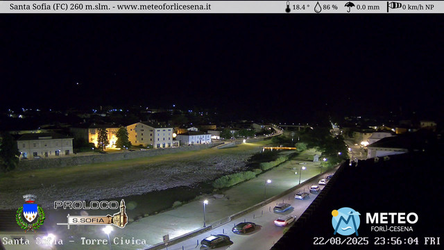 time-lapse frame, Santa Sofia - Torre Civica webcam