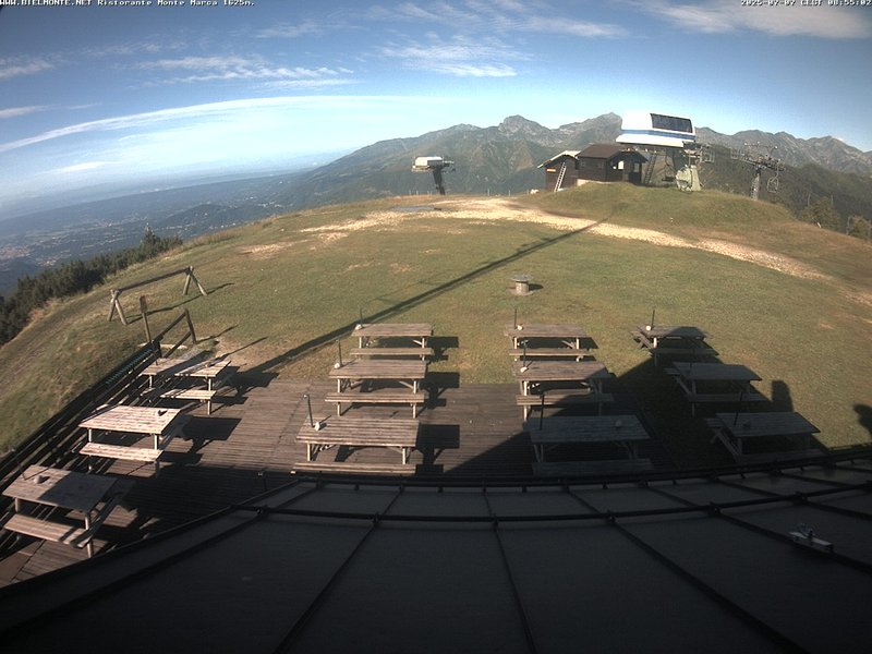time-lapse frame, Bielmonte Monte Marca ovest webcam