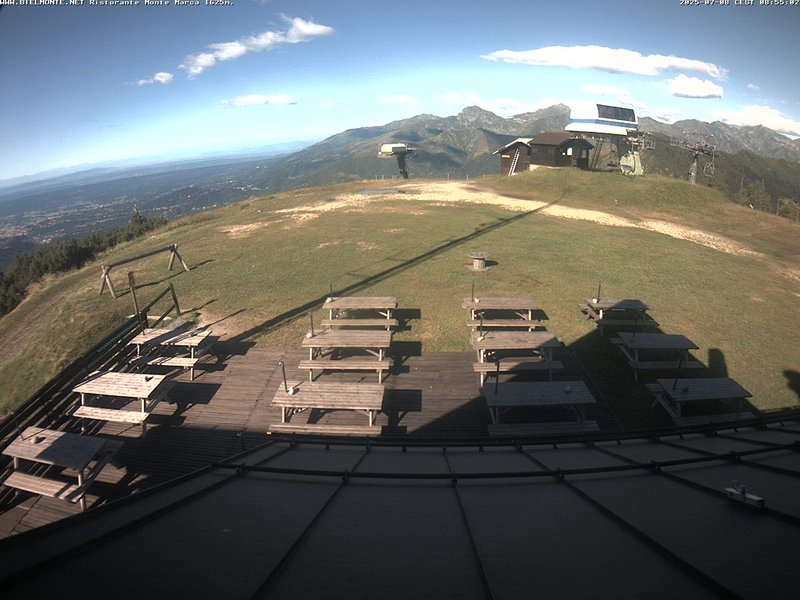 time-lapse frame, Bielmonte Monte Marca ovest webcam
