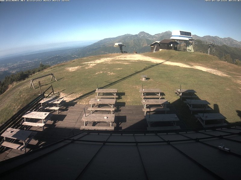 time-lapse frame, Bielmonte Monte Marca ovest webcam