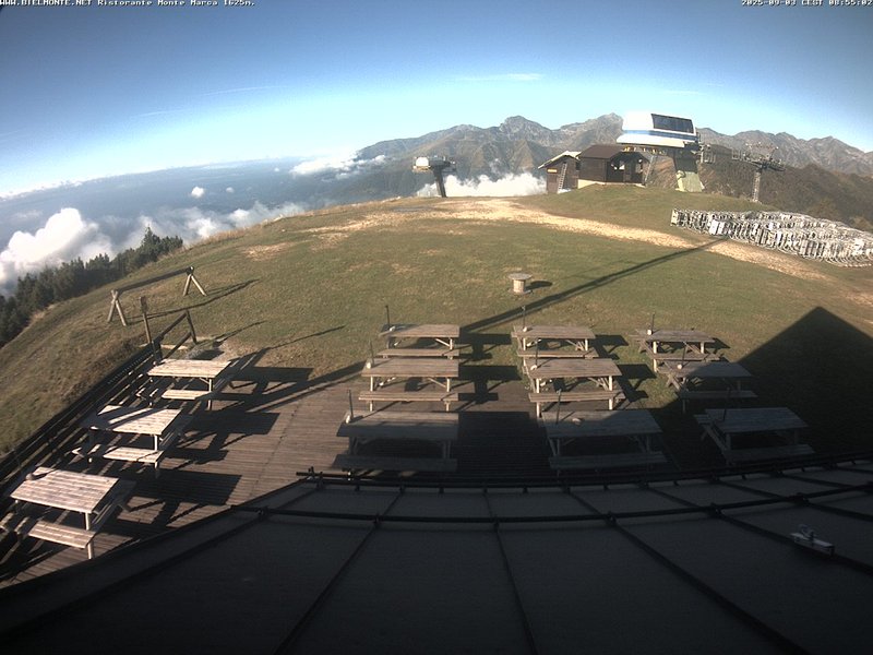 time-lapse frame, Bielmonte Monte Marca ovest webcam