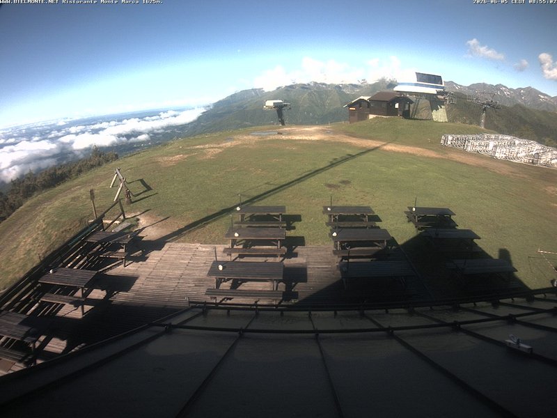 time-lapse frame, Bielmonte Monte Marca ovest webcam