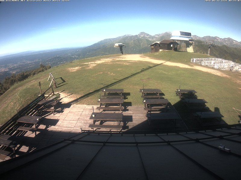 time-lapse frame, Bielmonte Monte Marca ovest webcam
