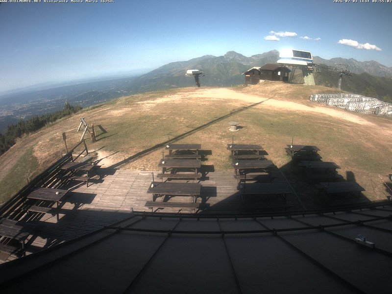 time-lapse frame, Bielmonte Monte Marca ovest webcam