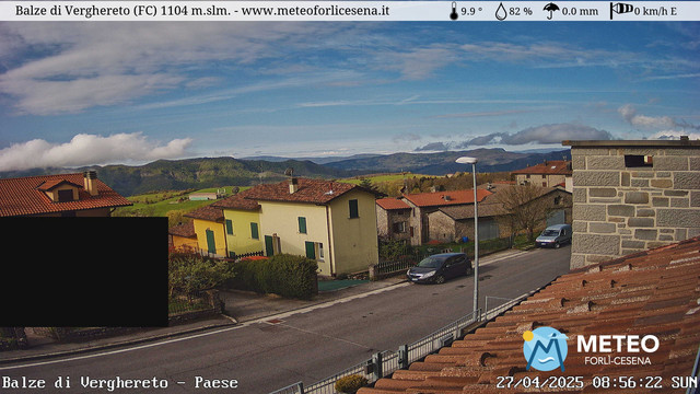 time-lapse frame, Balze di Verghereto - Paese webcam