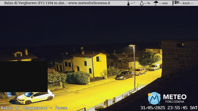 time-lapse frame, Balze di Verghereto - Paese webcam