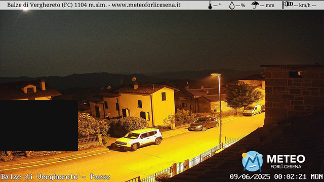 time-lapse frame, Balze di Verghereto - Paese webcam
