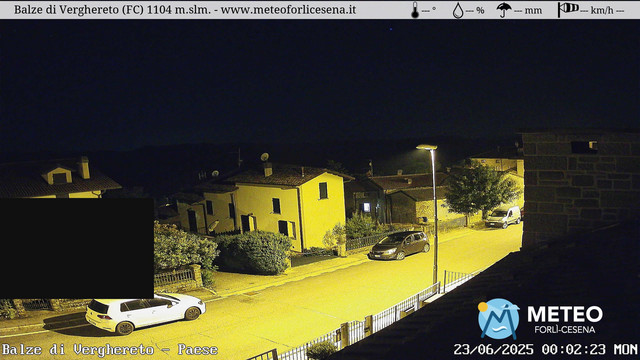 time-lapse frame, Balze di Verghereto - Paese webcam