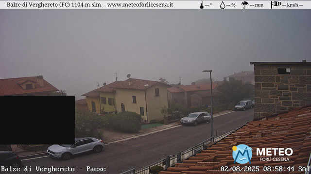time-lapse frame, Balze di Verghereto - Paese webcam