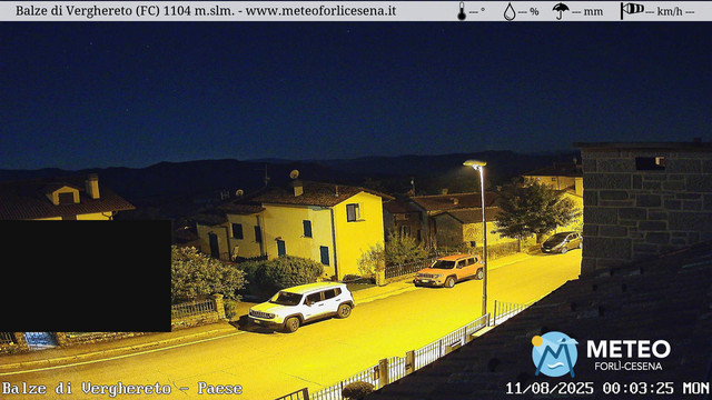 time-lapse frame, Balze di Verghereto - Paese webcam