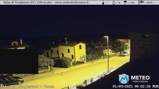 time-lapse frame, Balze di Verghereto - Paese webcam
