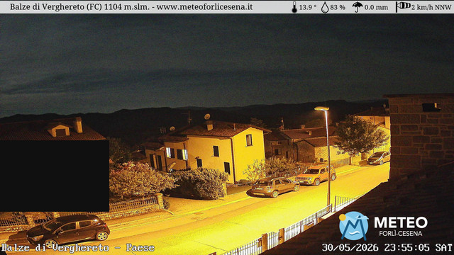 time-lapse frame, Balze di Verghereto - Paese webcam