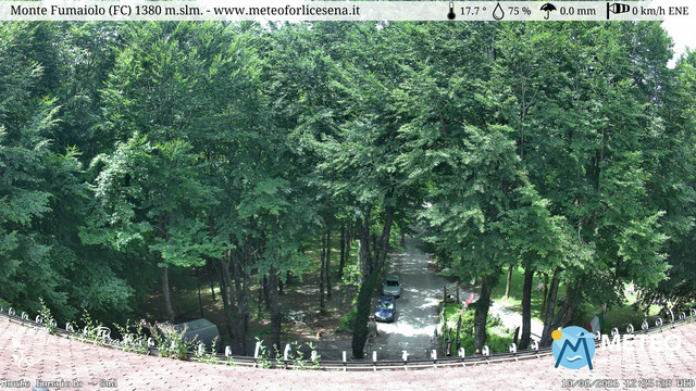 time-lapse frame, Monte Fumaiolo webcam