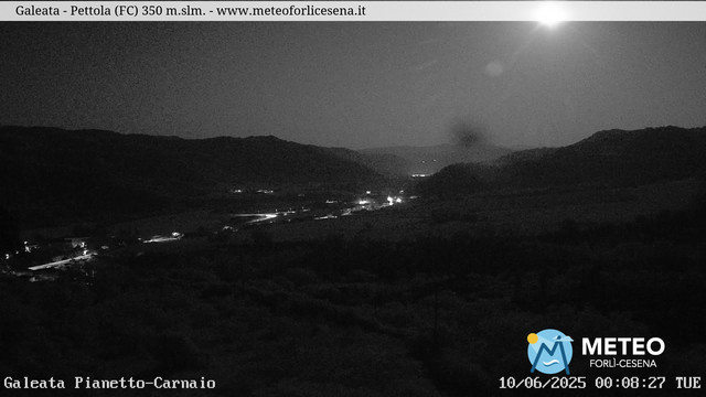 time-lapse frame, Galeata webcam