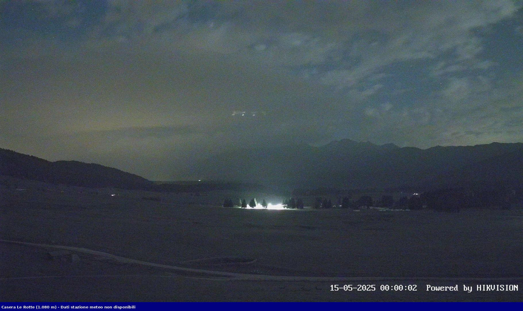 time-lapse frame, Pian Cansiglio - Casera Le Rotte webcam