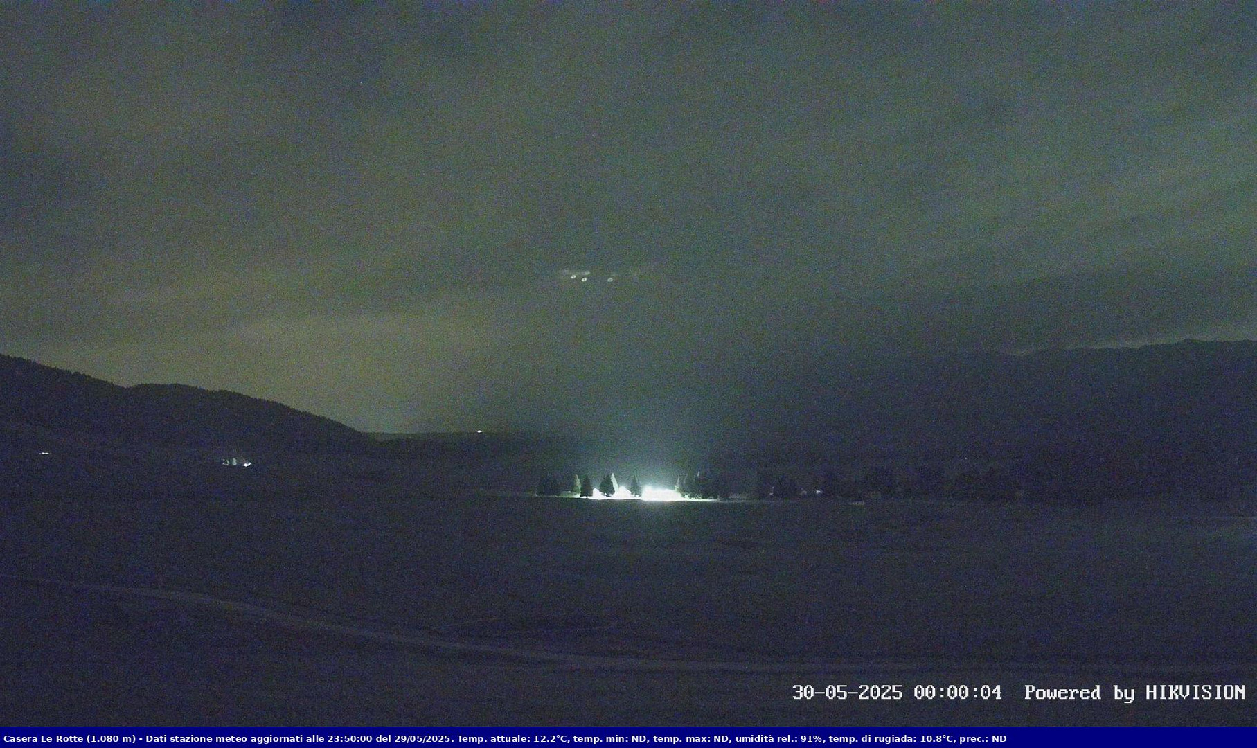 time-lapse frame, Pian Cansiglio - Casera Le Rotte webcam
