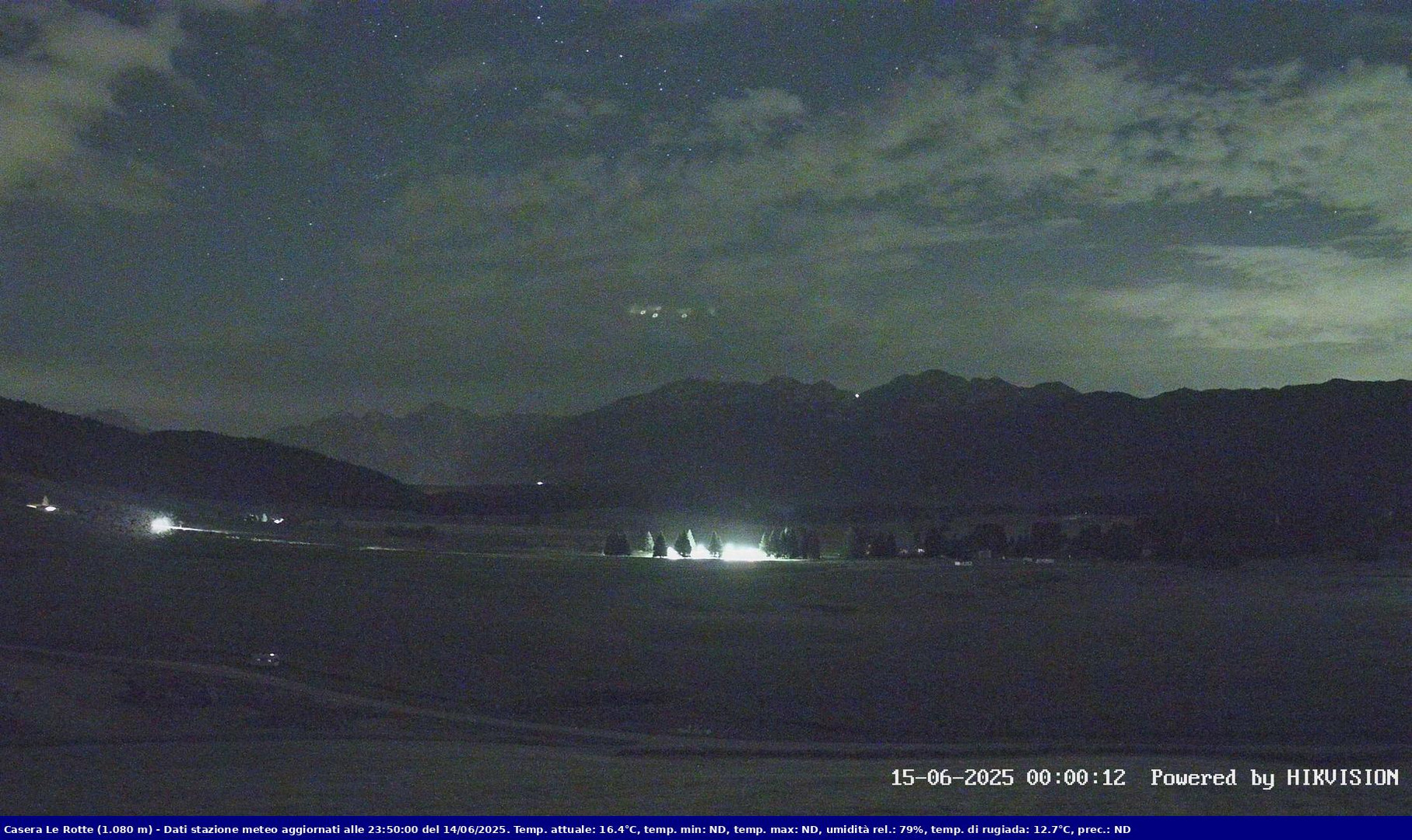 time-lapse frame, Pian Cansiglio - Casera Le Rotte webcam