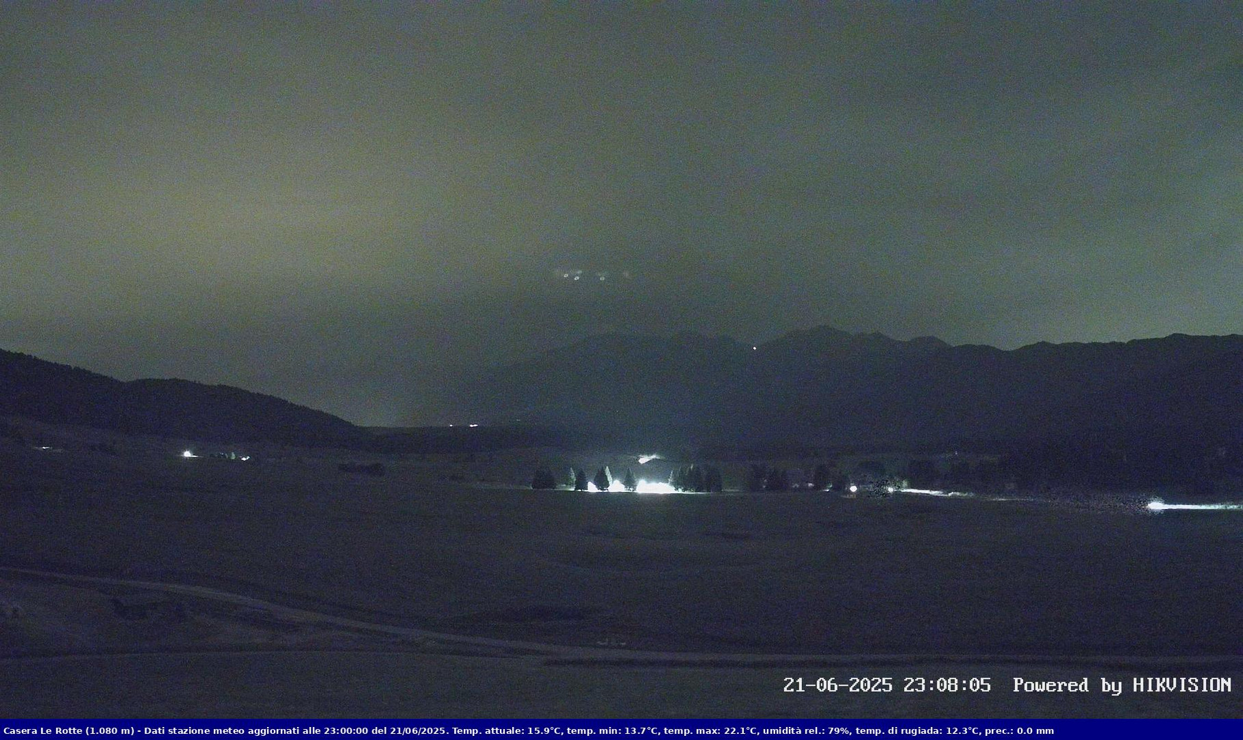 time-lapse frame, Pian Cansiglio - Casera Le Rotte webcam