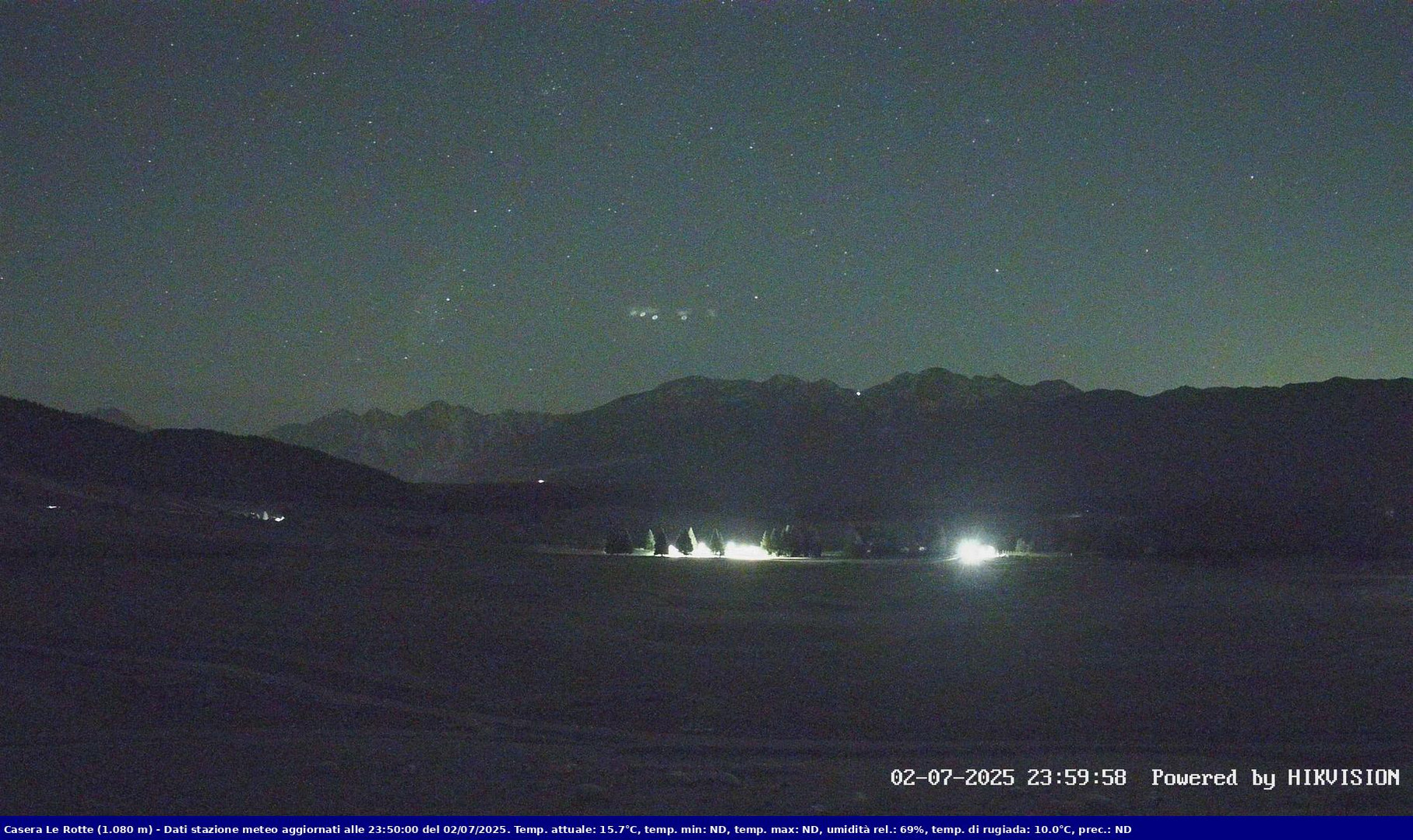 time-lapse frame, Pian Cansiglio - Casera Le Rotte webcam