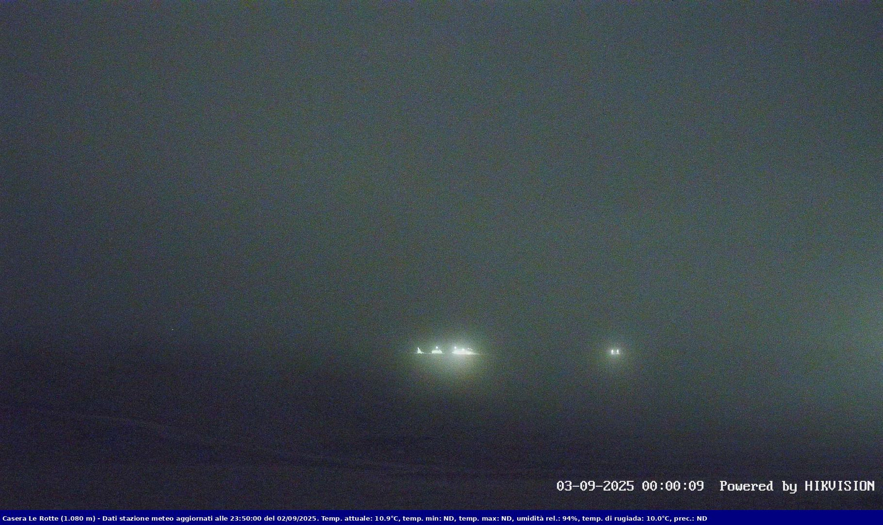 time-lapse frame, Pian Cansiglio - Casera Le Rotte webcam