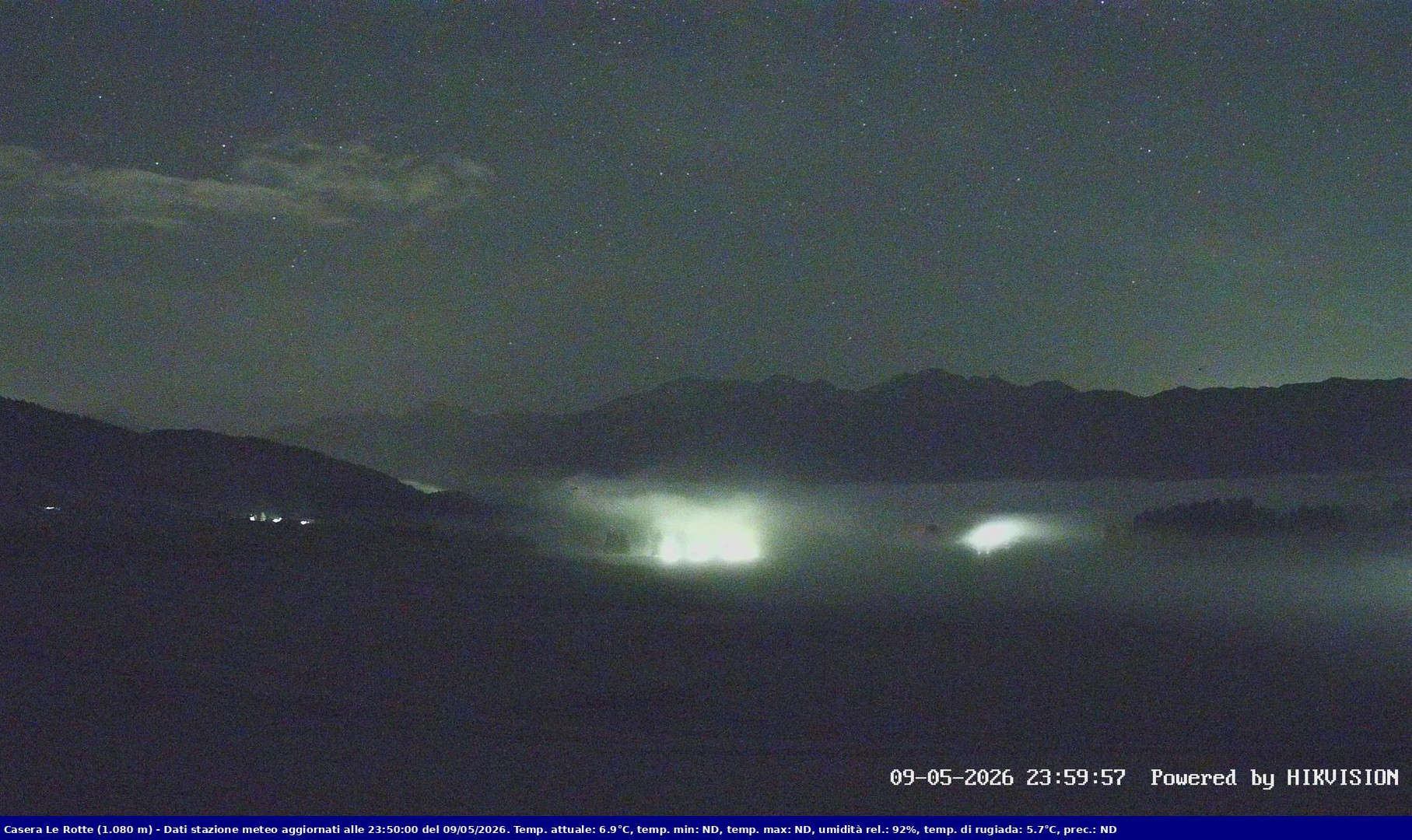 time-lapse frame, Pian Cansiglio - Casera Le Rotte webcam