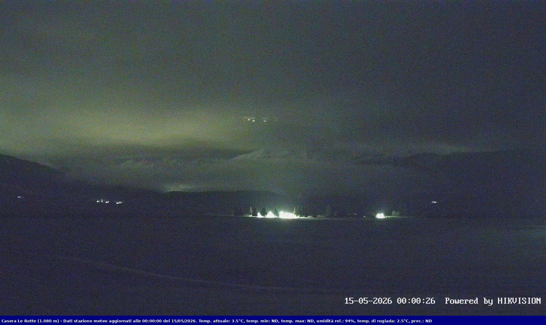 time-lapse frame, Pian Cansiglio - Casera Le Rotte webcam