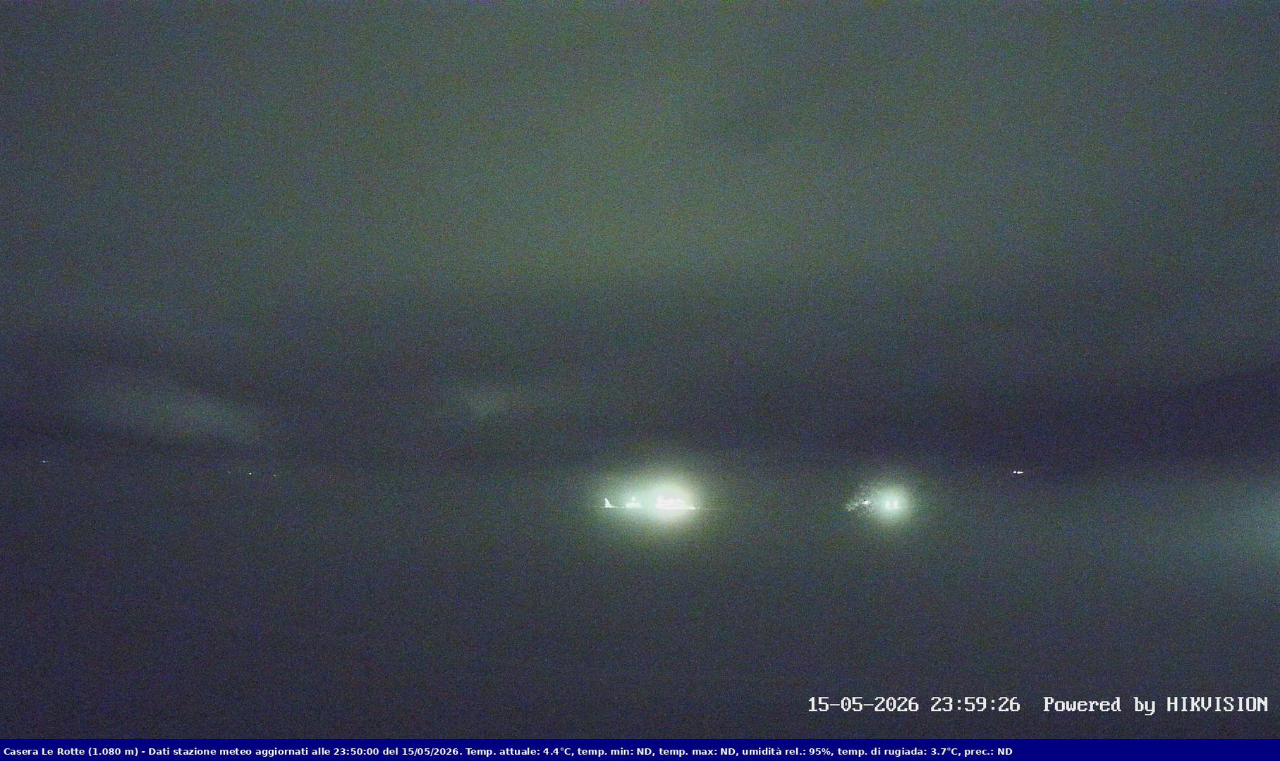 time-lapse frame, Pian Cansiglio - Casera Le Rotte webcam