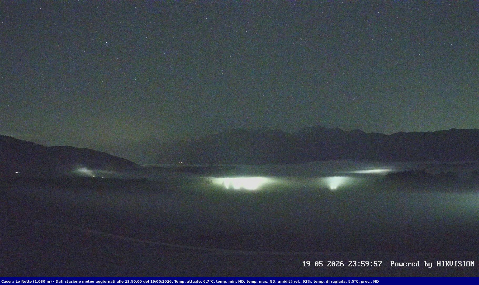 time-lapse frame, Pian Cansiglio - Casera Le Rotte webcam