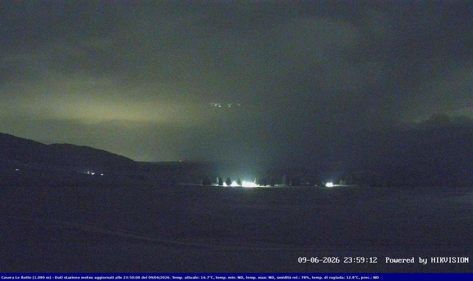 time-lapse frame, Pian Cansiglio - Casera Le Rotte webcam
