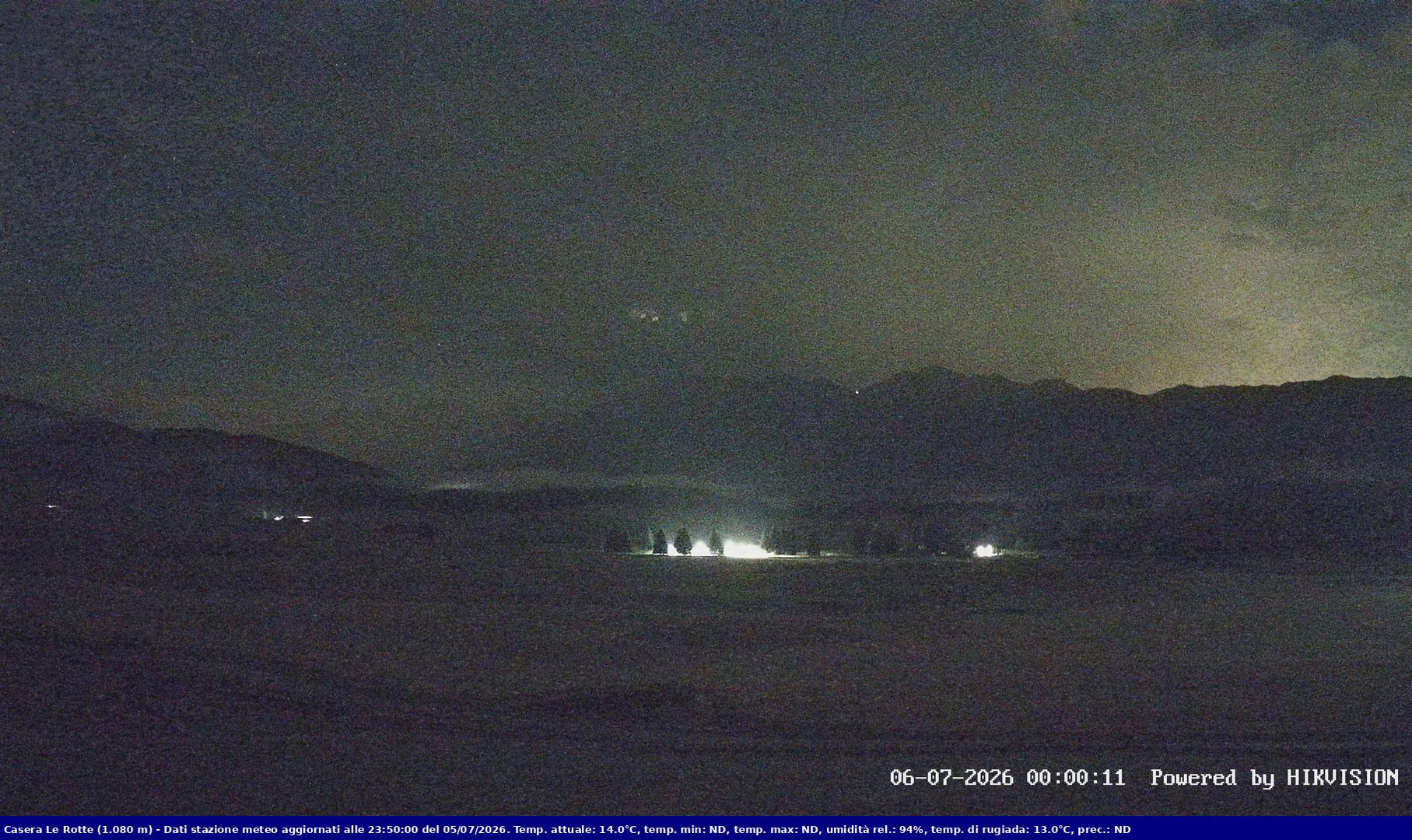time-lapse frame, Pian Cansiglio - Casera Le Rotte webcam