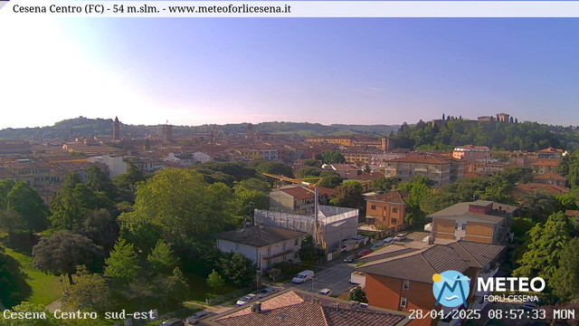time-lapse frame, Cesena Centro webcam