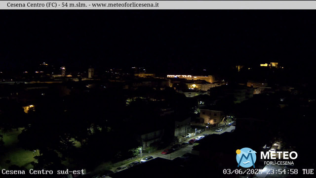 time-lapse frame, Cesena Centro webcam
