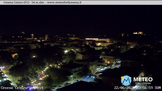 time-lapse frame, Cesena Centro webcam