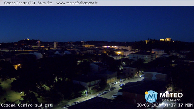 time-lapse frame, Cesena Centro webcam